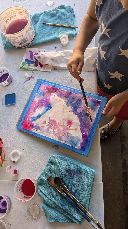 Is your kid ready for art classes with Aunty Rebecca?