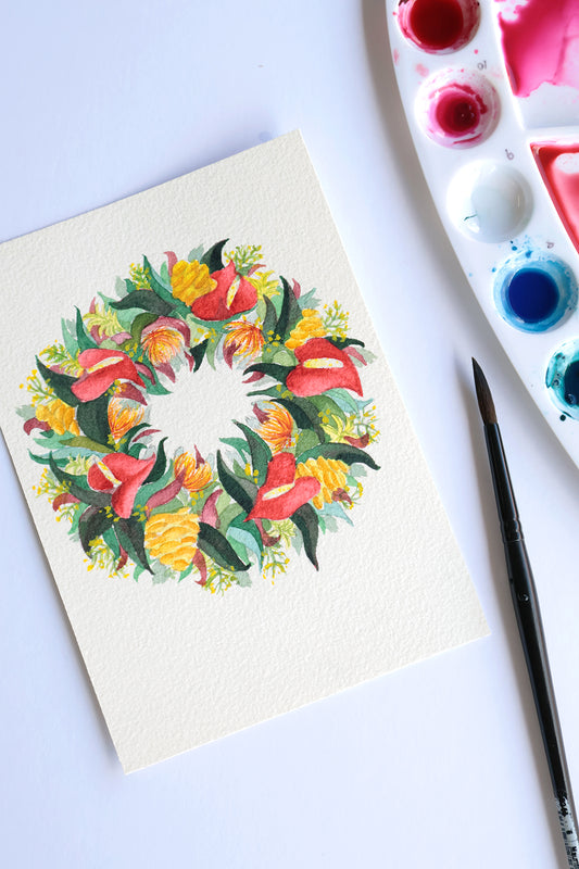 Project Choice: Tropical Wreath