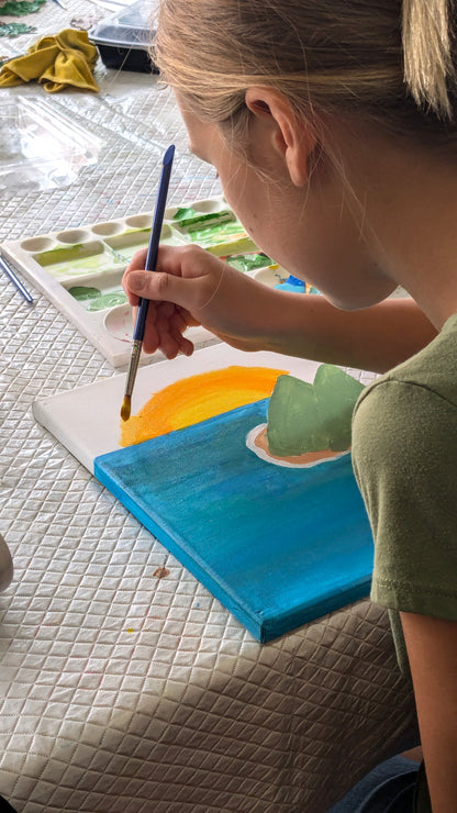 Summer Acrylic Painting Camp for Teens
